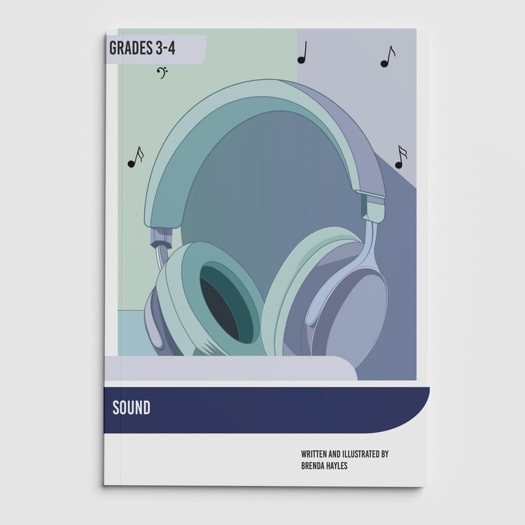 Sound Science Booklet | Grades 3-4 | NGSS Aligned | Vibration, Pitch and Volume: cover