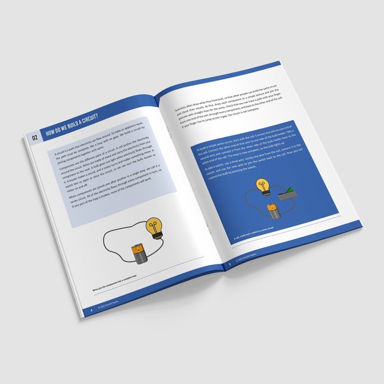 Electricity Science Booklet | Grade 4 | NGSS Aligned | Circuits and Conductors: preview page 2 of 4
