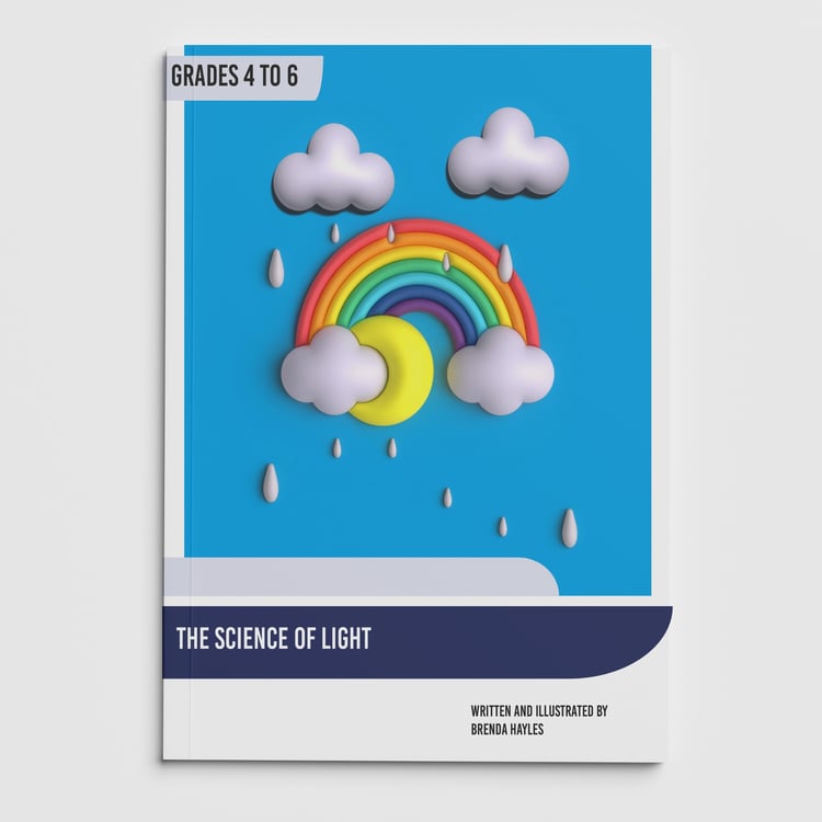 Light Science Booklet | Grades 4-6 | NGSS Aligned | Rays, Reflection and Shadows: cover