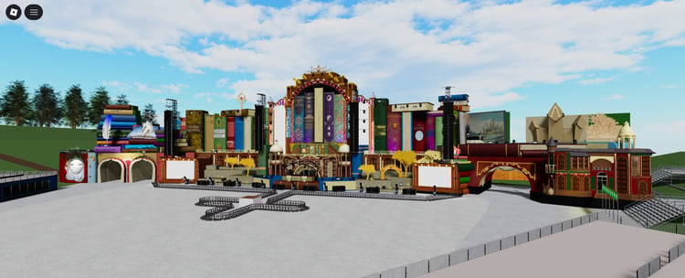 Tomorrowland Belgium 2019 inspired Roblox festival stage