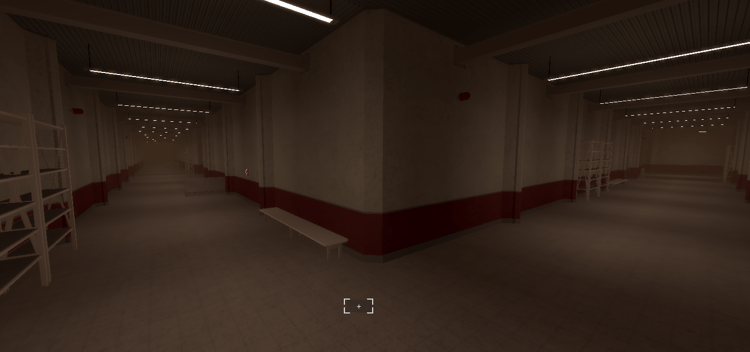 Intelligence Bureau corridor with labeled staff doors
