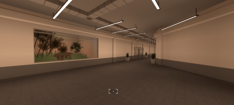 Furnished office room inside the SCP facility