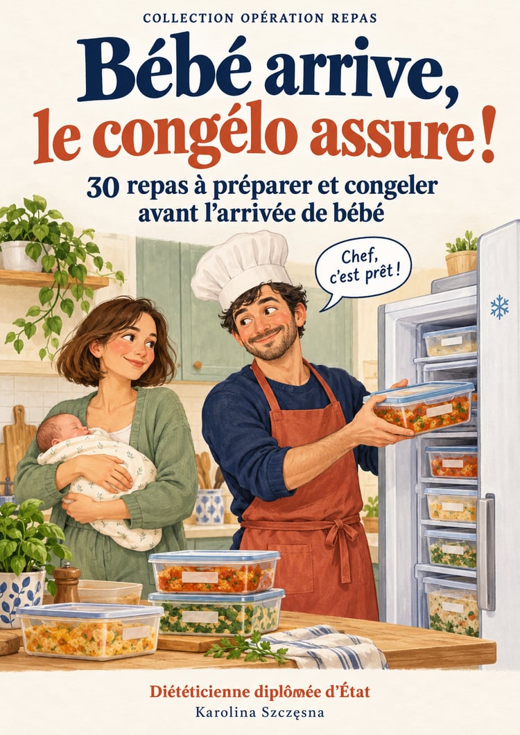 Préparez vos repas avant l’arrivée de bébé