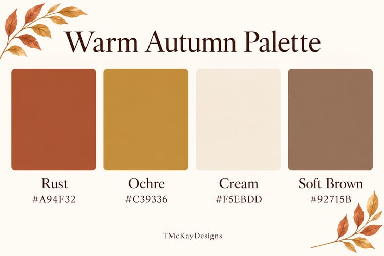 Warm Autumn Color Palette