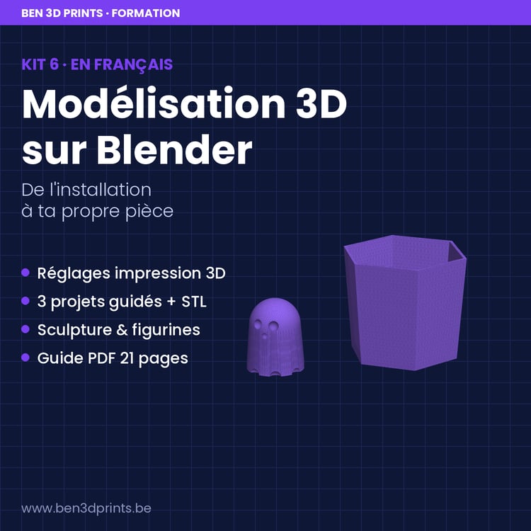 Couverture du kit 06 — Modélisation avec Blender