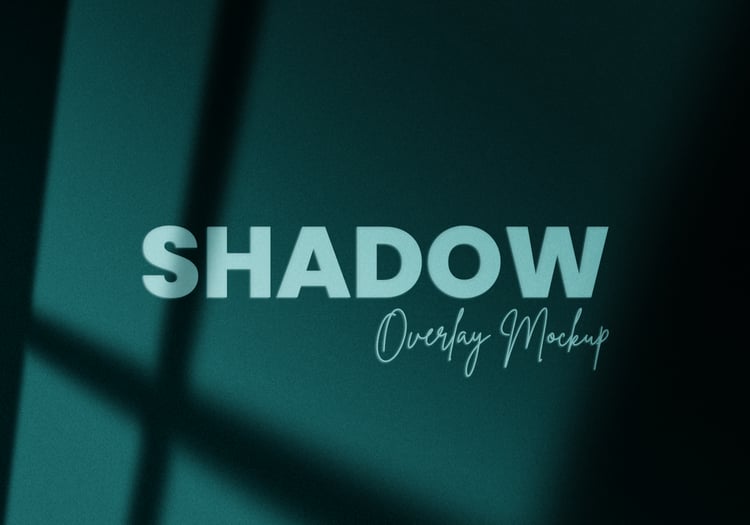 Shadow overlay effect mockup from window from graphicsregion