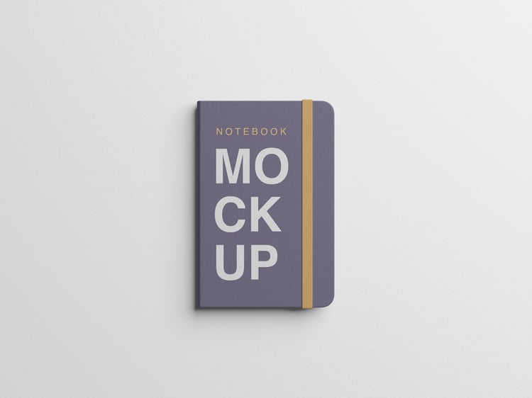 Realistic book cover mockup