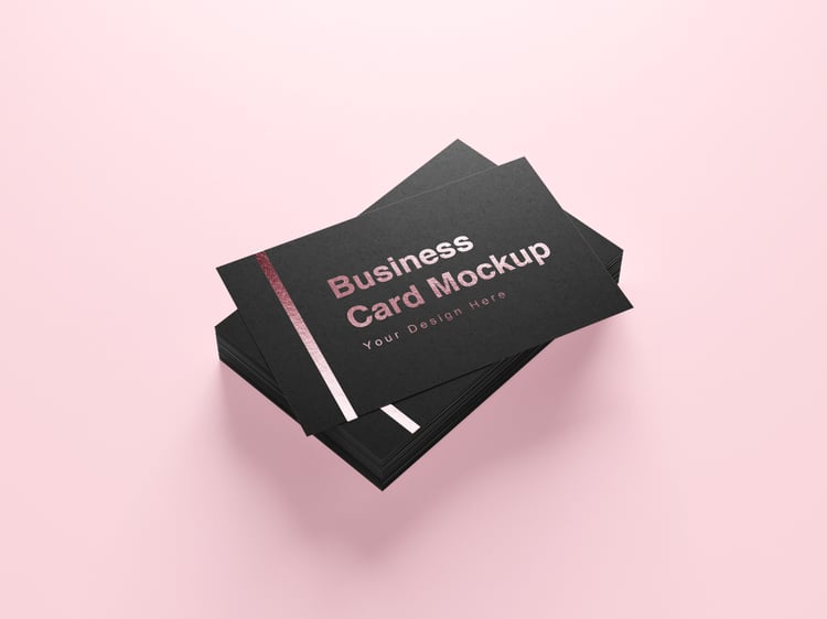 Business card bundle mockup