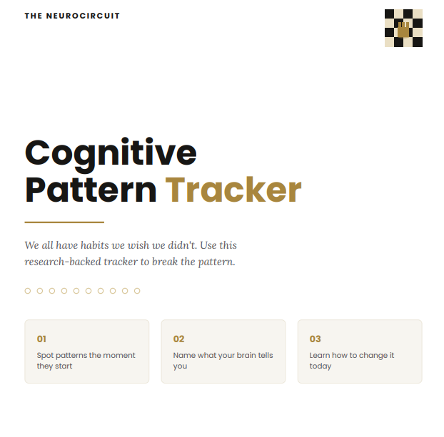 Cognitive Pattern Tracker