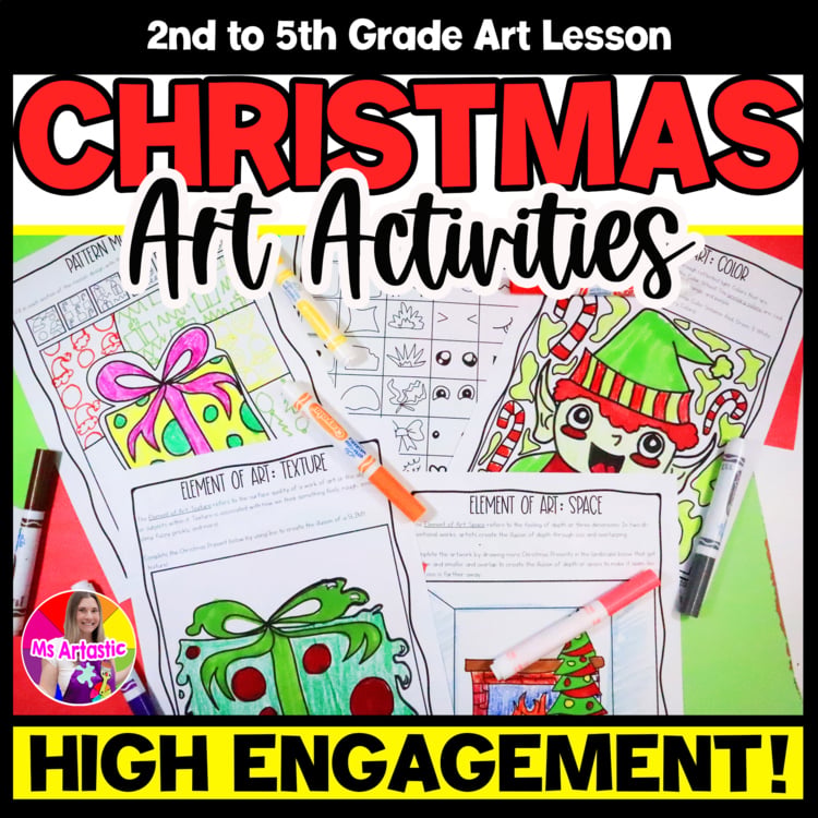 Christmas Activities Christmas Art Activities Christmas Art Lessons Sub Plans