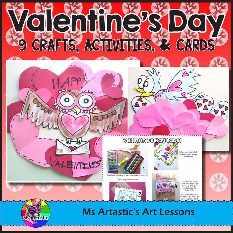 Valentine’s Crafts, Activities, and Cards