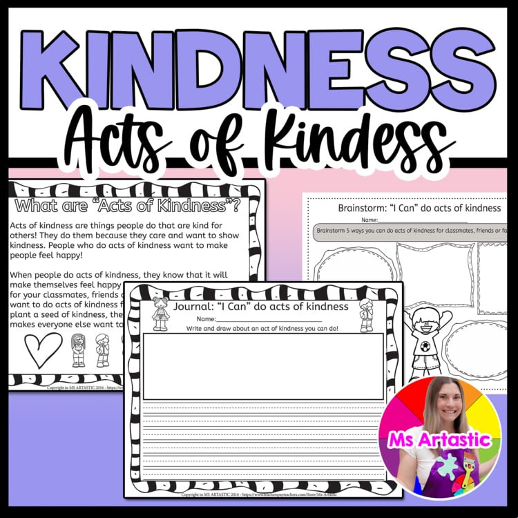 Acts Of Kindness Activities Kindness Prompts Kindness Bucket Filling Activities