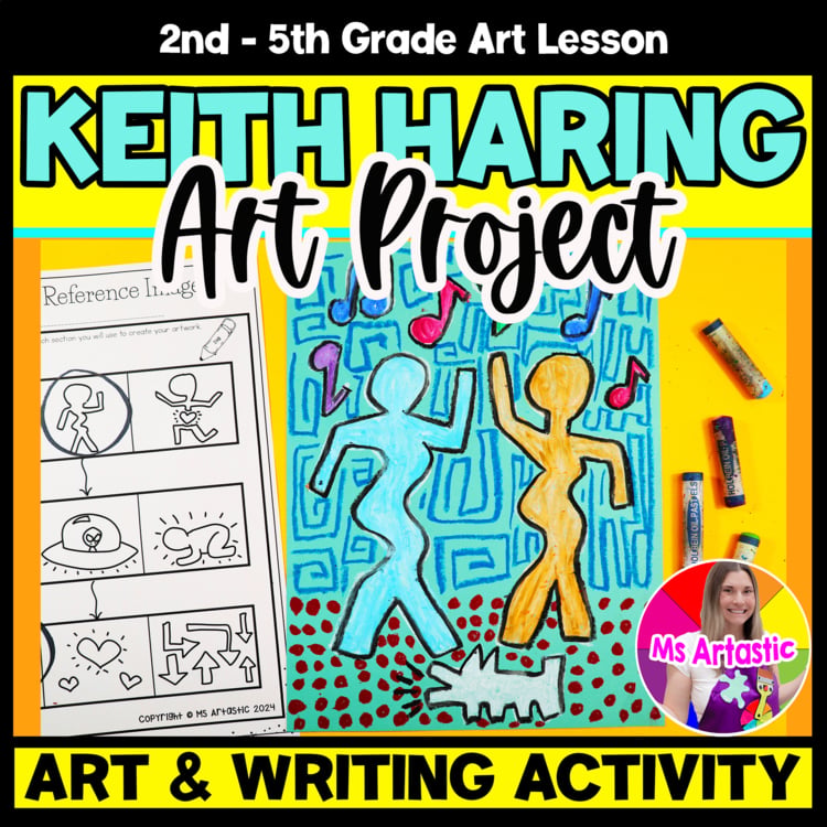 Keith Haring Art Project Art And Write Pop Art Lesson Artist Study Art Activity