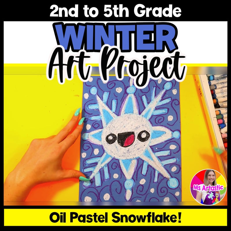Winter Art Project Activity Snowflake Art Writing Prompts Reading Comprehension