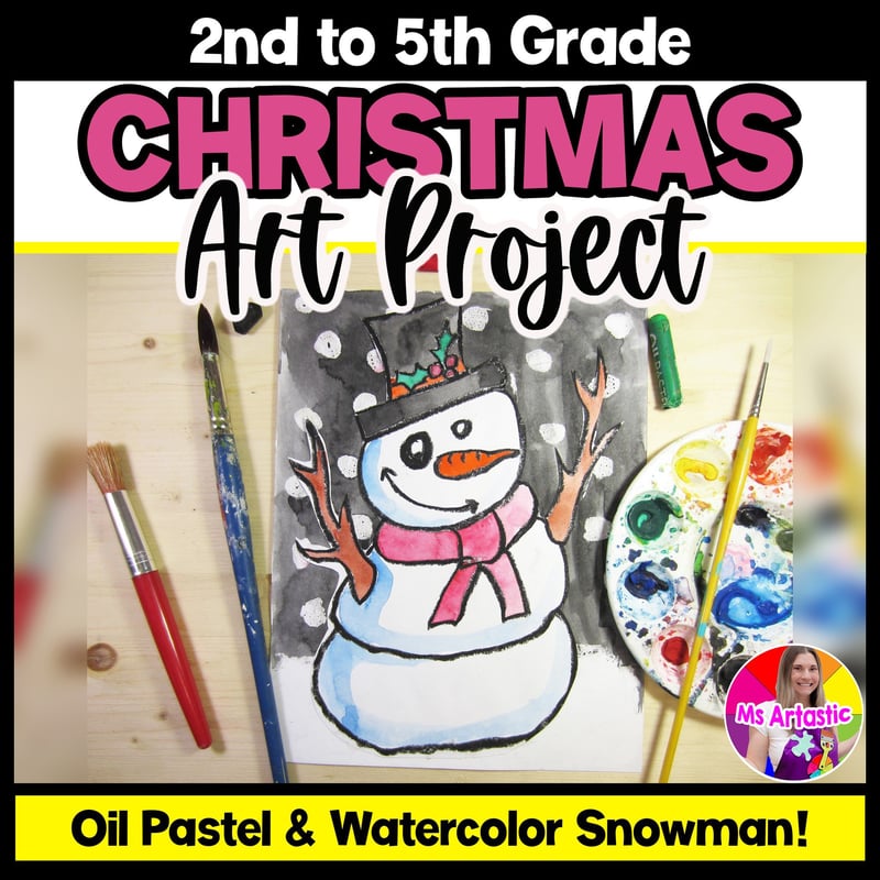 Winter Art Project Snowman Art Lesson Winter Art Lesson Snowman Art Activity
