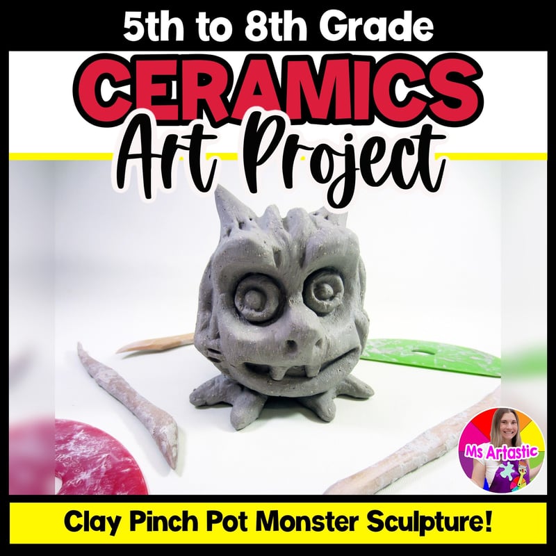 Ceramics Art Lesson Clay Monster Art Project Ceramic Activity Sculpture