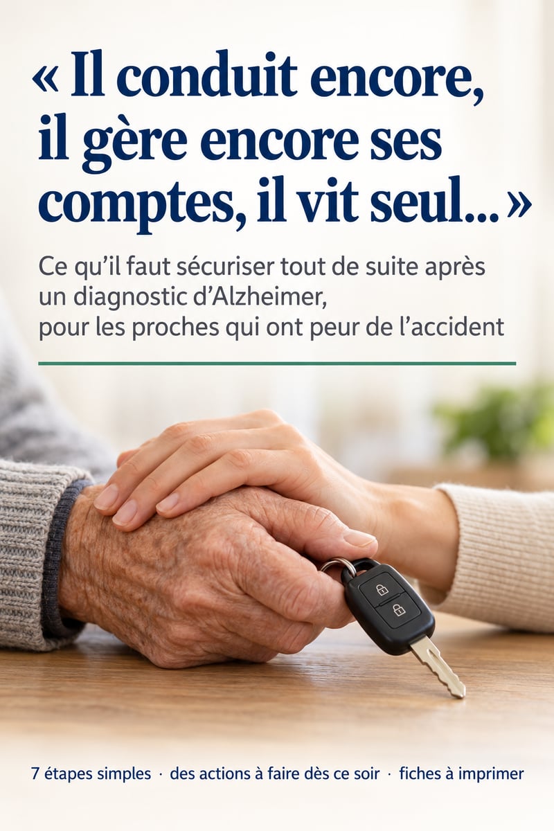 Couverture du guide « Il conduit encore, il gère encore ses comptes, il vit seul… »