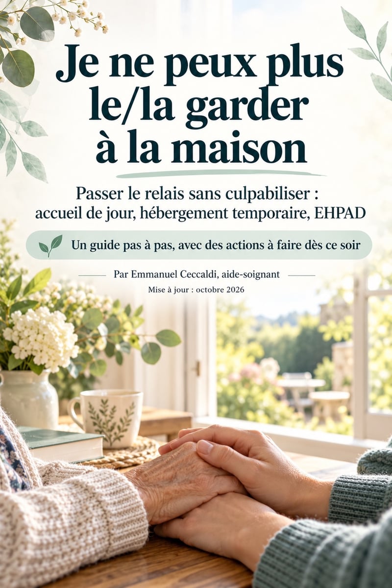 Couverture du guide « Je ne peux plus le/la garder à la maison »