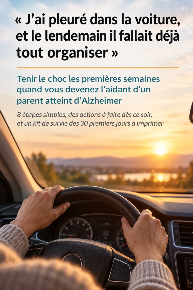 Couverture du guide « J'ai pleuré dans la voiture, et le lendemain il fallait déjà tout organiser »