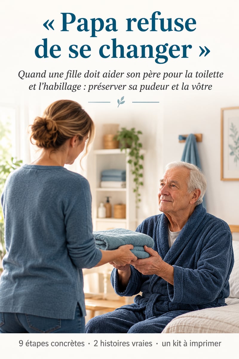 Couverture du guide « Papa refuse de se changer »