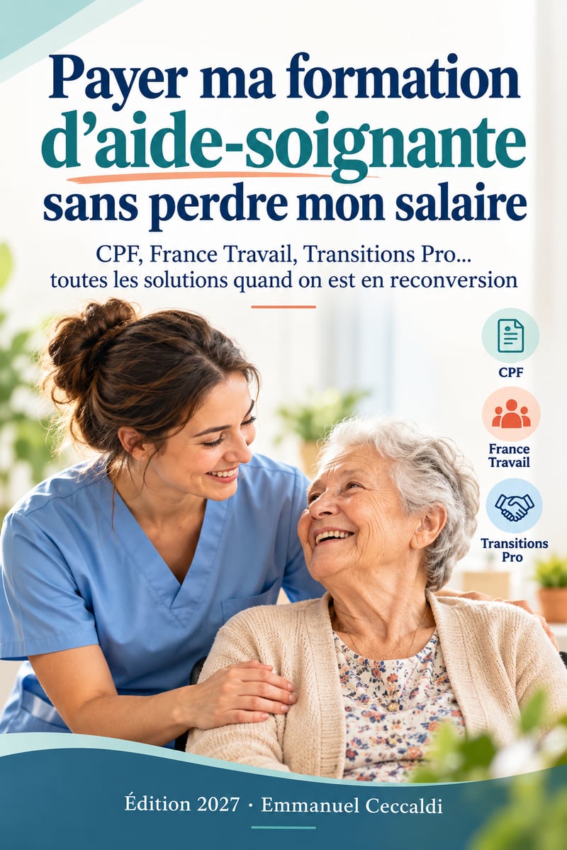Couverture du guide Payer ma formation d'aide-soignante sans perdre mon salaire