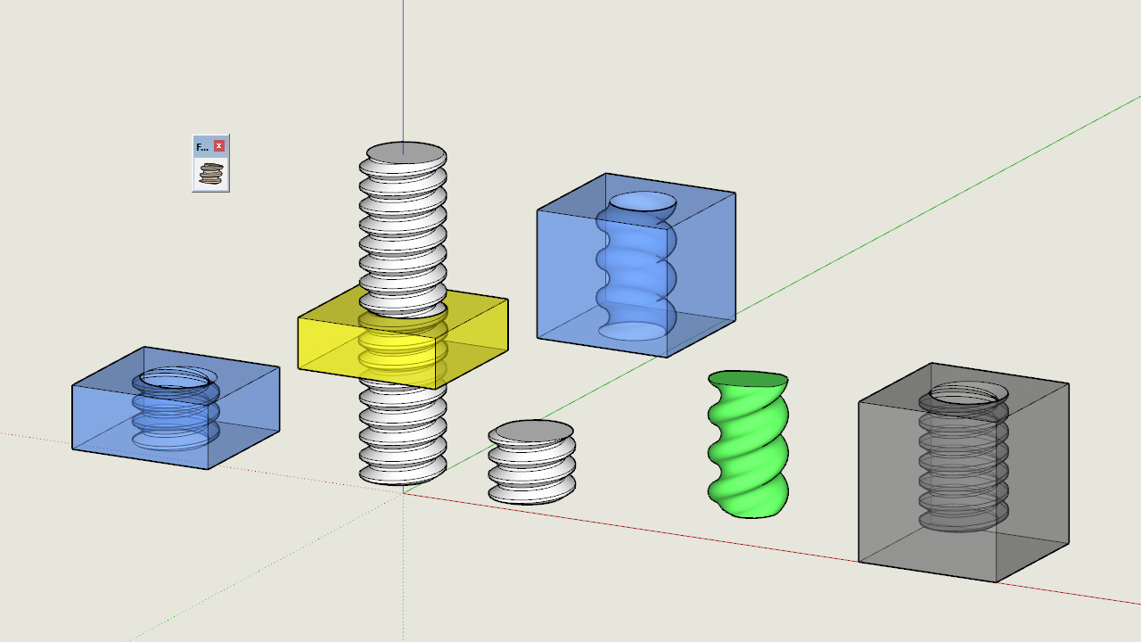 Thread Spool Skp Filetages (Threads) : Plugin ️ SketchUp - Payhip