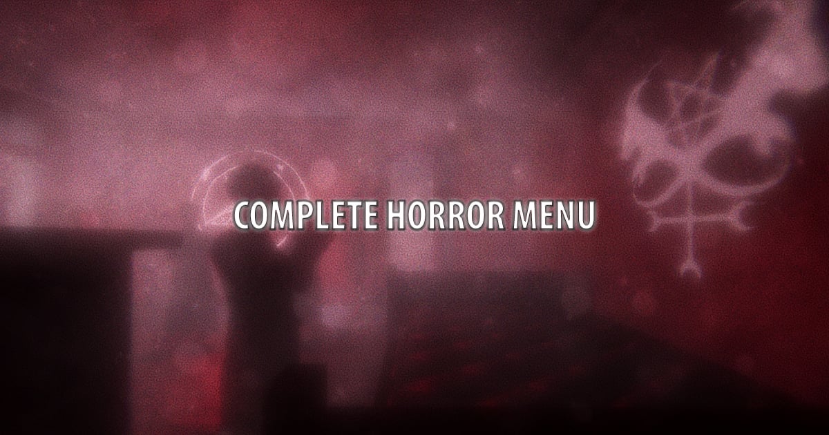 Complete Horror Menu [Unity Asset] - Payhip