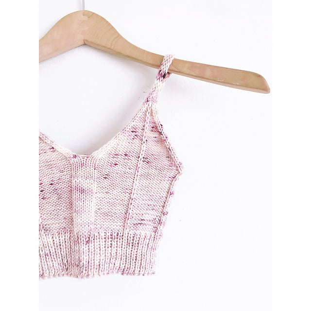 Bralette for Women Basic Bralette Knitting Pattern Knit Crop Top