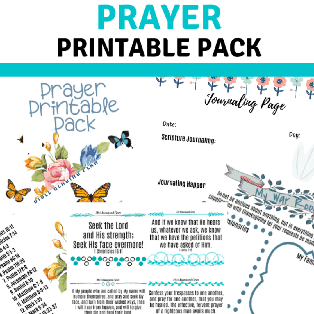 Prayer Journal Kit for Women Prayer Binder or War Binder Printables Bundle  Template for Prayer Journaling, Bible Study or Gratitude 