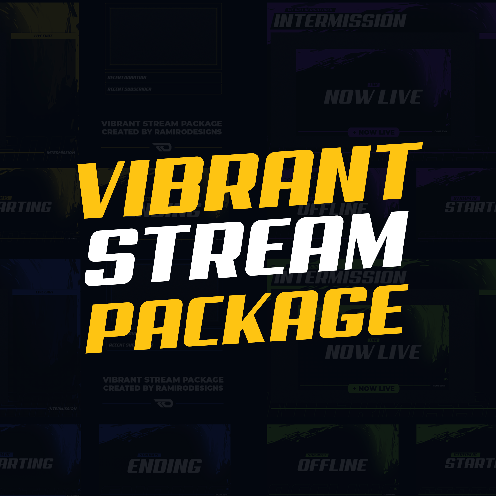 Vibrant Stream Package - Payhip