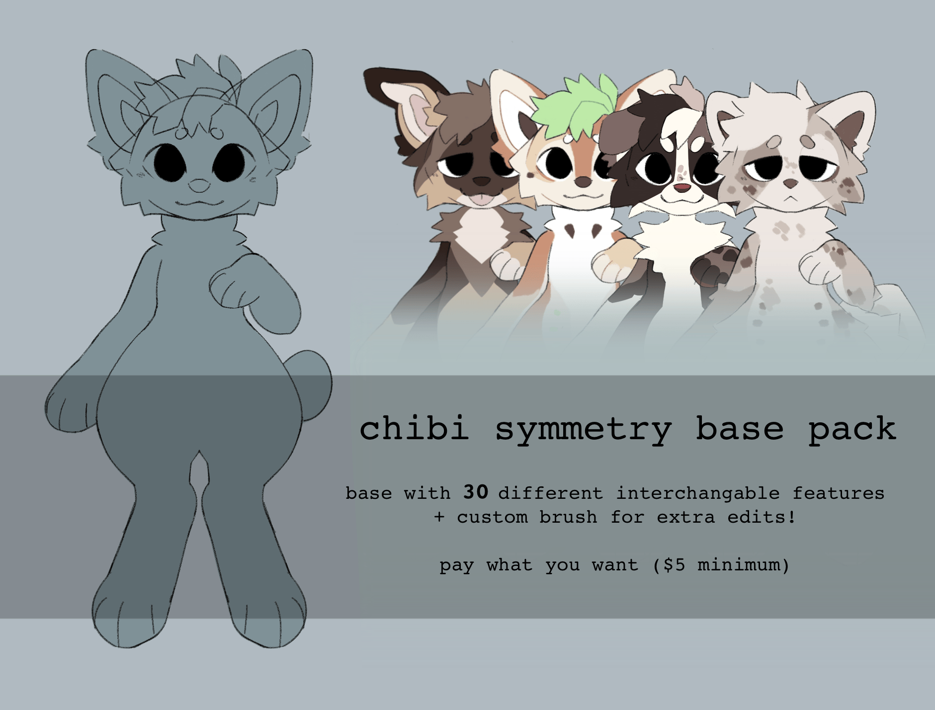 Chibi Symmetry Base Pack - Payhip