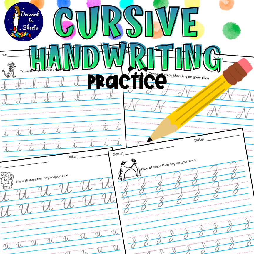 Cursive Handwriting Practice Book PDF
