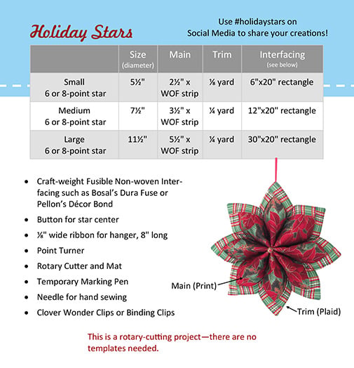 Poorhouse Quilt Designs Holiday Stars PDF Pattern - Payhip