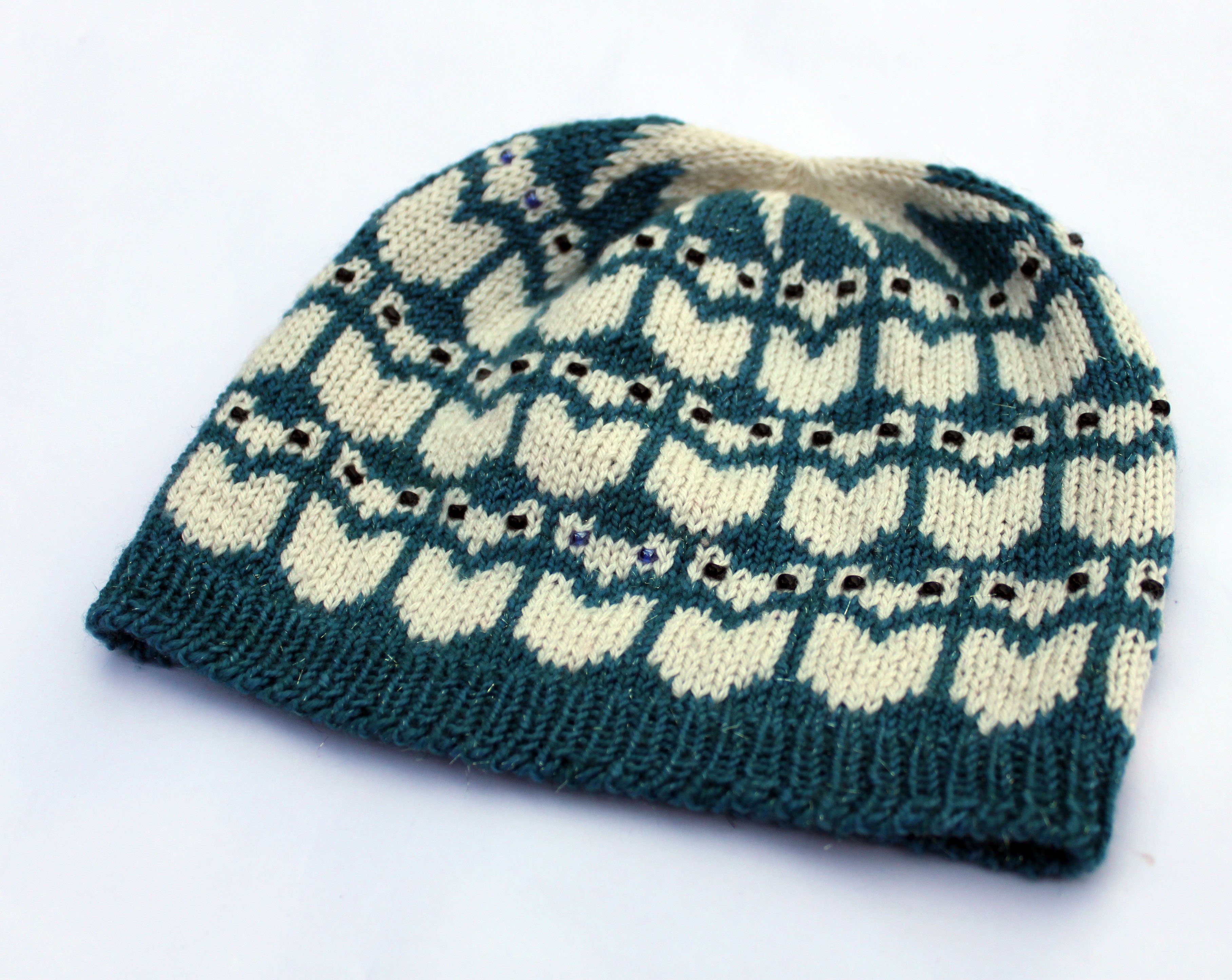 Wacky Owls Pullover in Midnight Blue