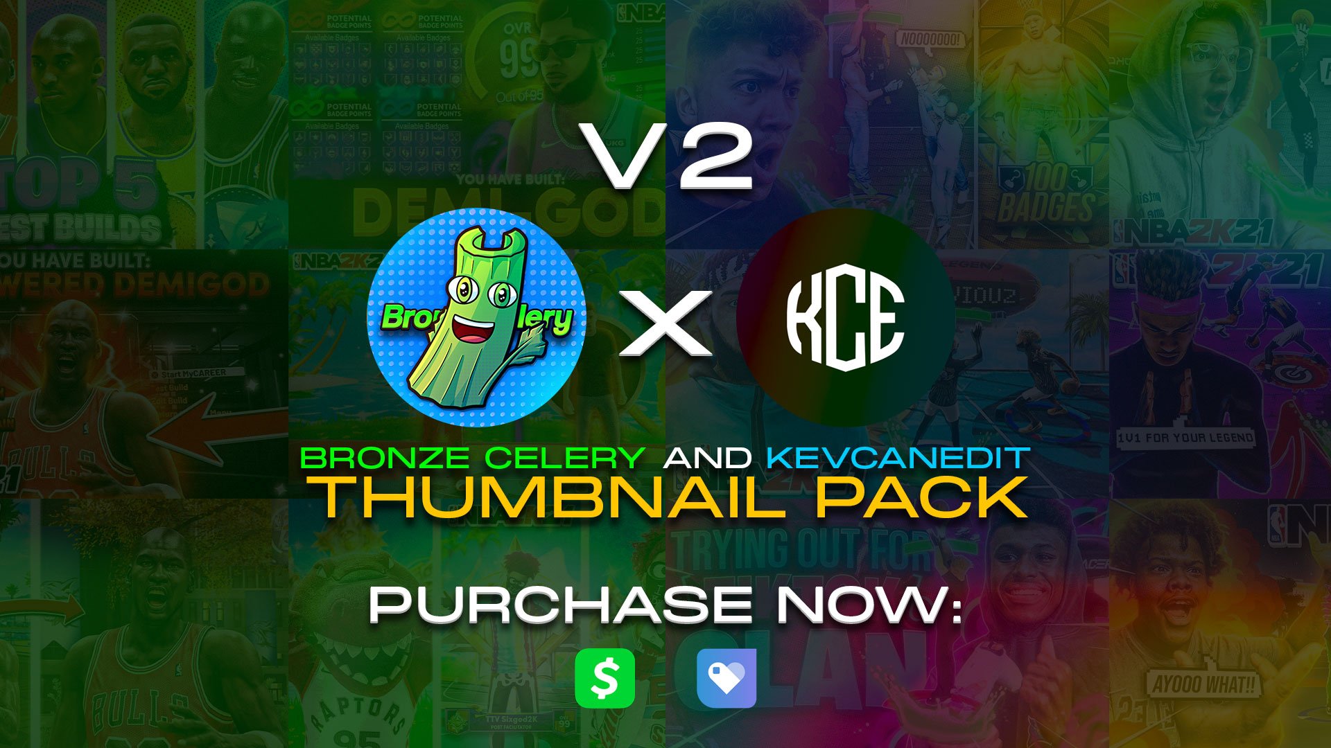 Bronze x Kev Thumbnail Collab Pack PT 2 - Payhip
