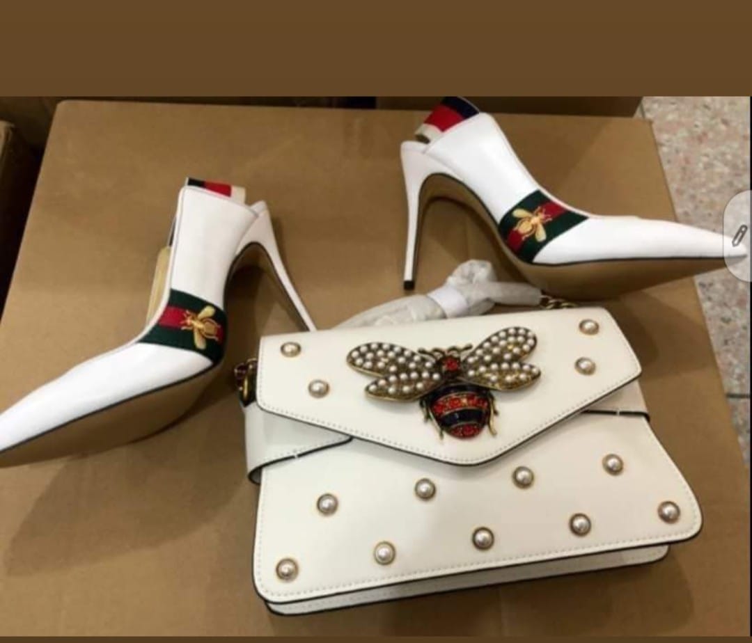 Gucci Women Bag & Shoe Set