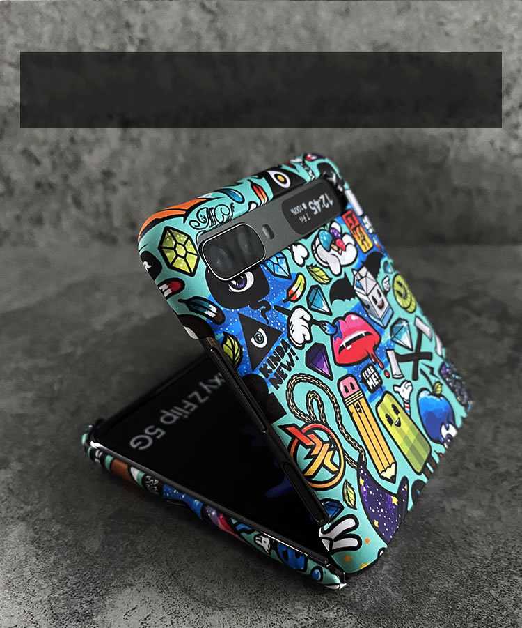Louis Vuitton Multicolor Black Samsung Galaxy Z Fold 3 5G Clear Case