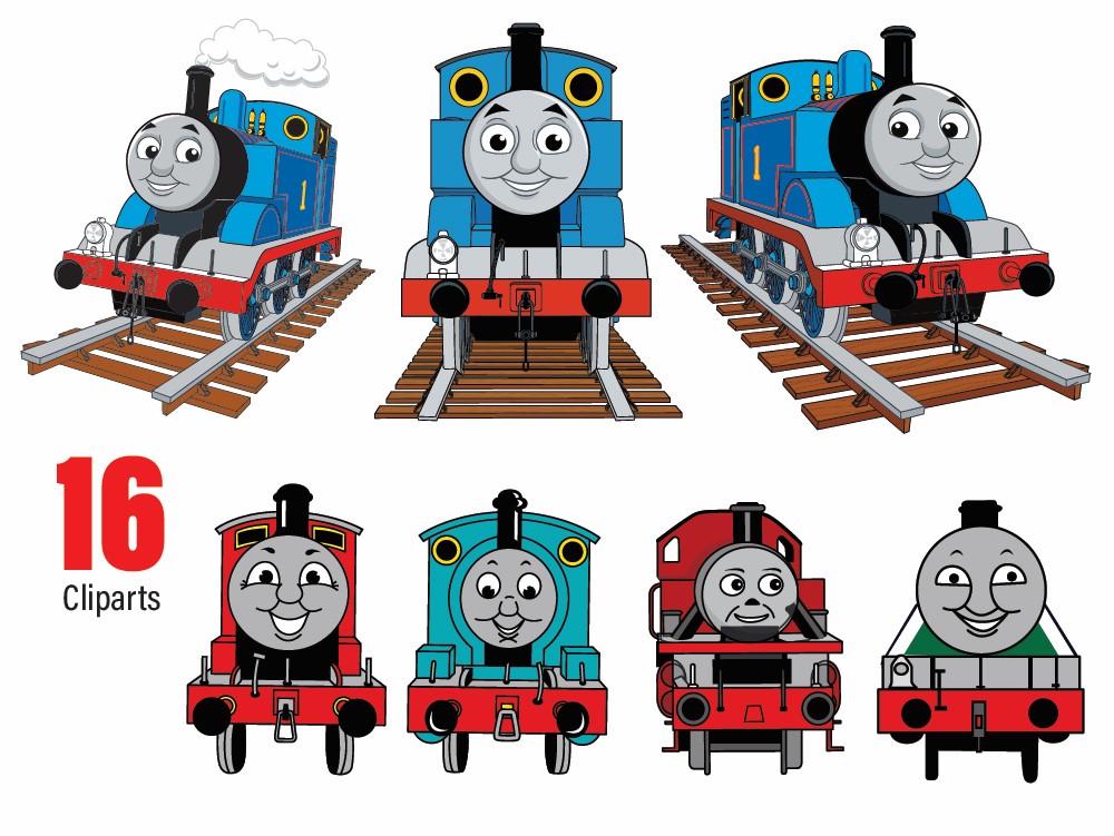 thomas train clipart