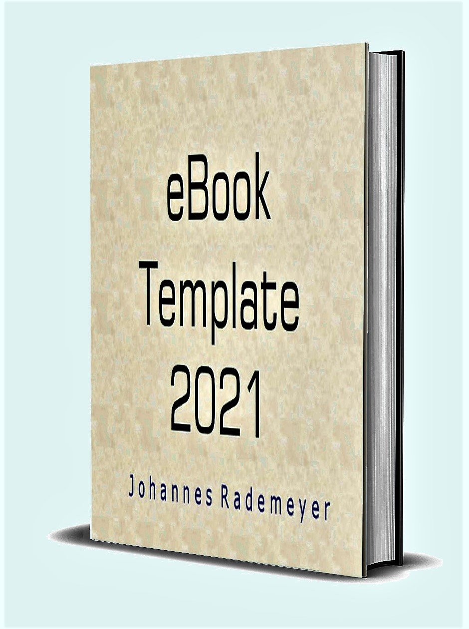 Create your own eBook by using this free eBook template.  https://payhip.com/b/DU7Z