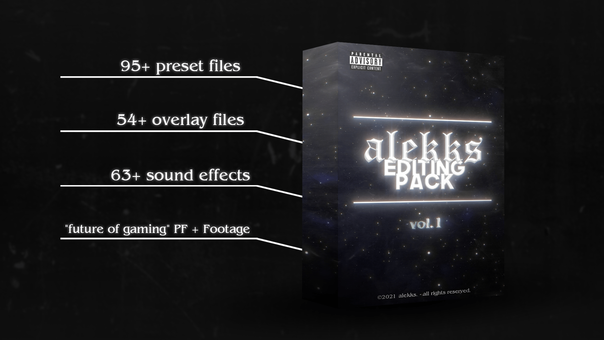 Alekks' FULL EDITING PACK - Payhip