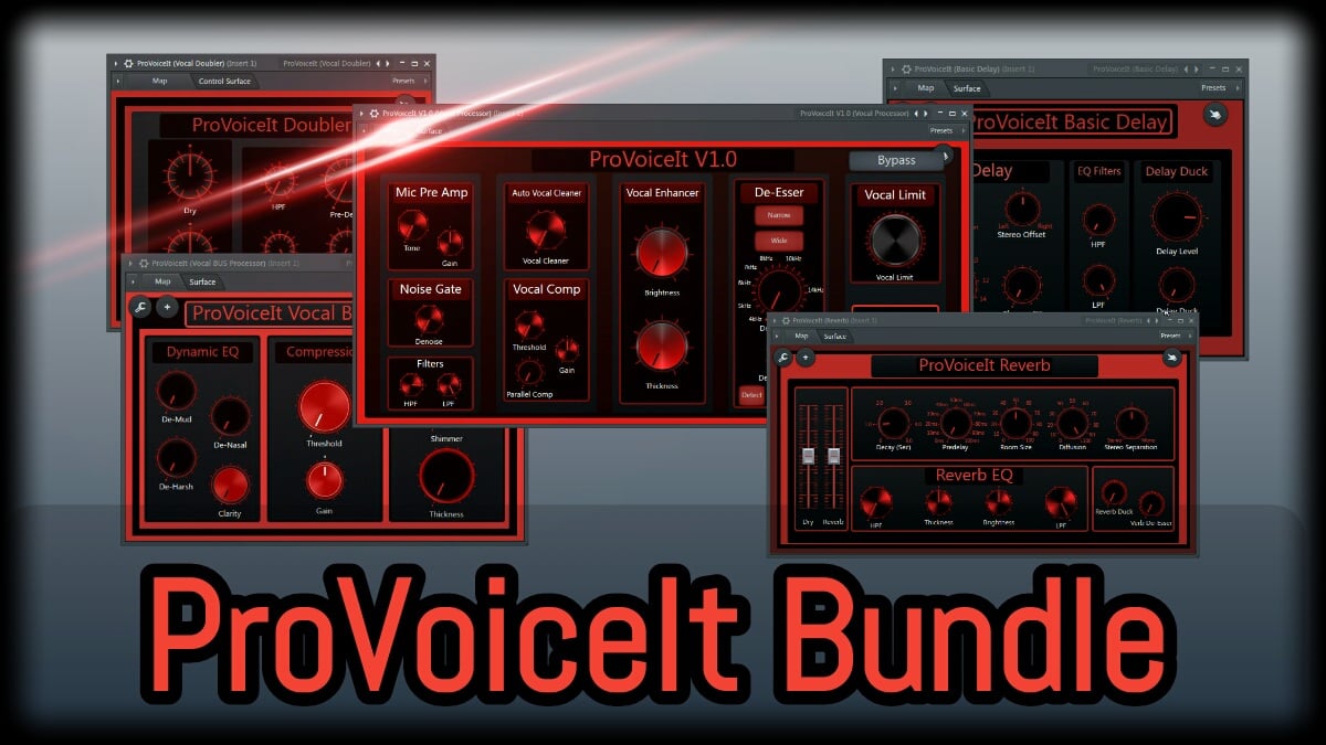 ProVoiceIt Bundle (FL Studio Vocal Processing Tools) - Payhip