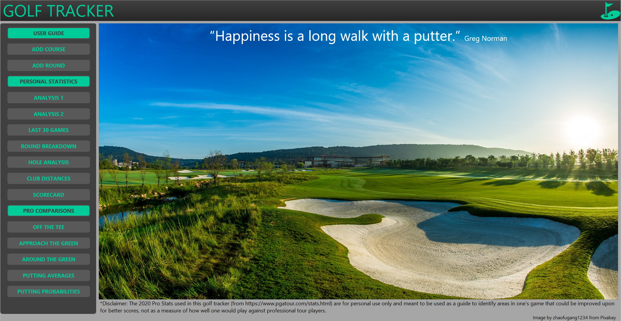 Golf Tracker 2020 Men's - Payhip