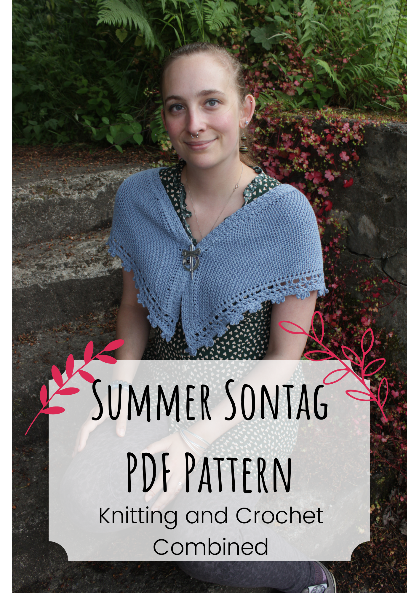 Summer Sontag (Victorian Inspired)- PDF knitting and crochet combi