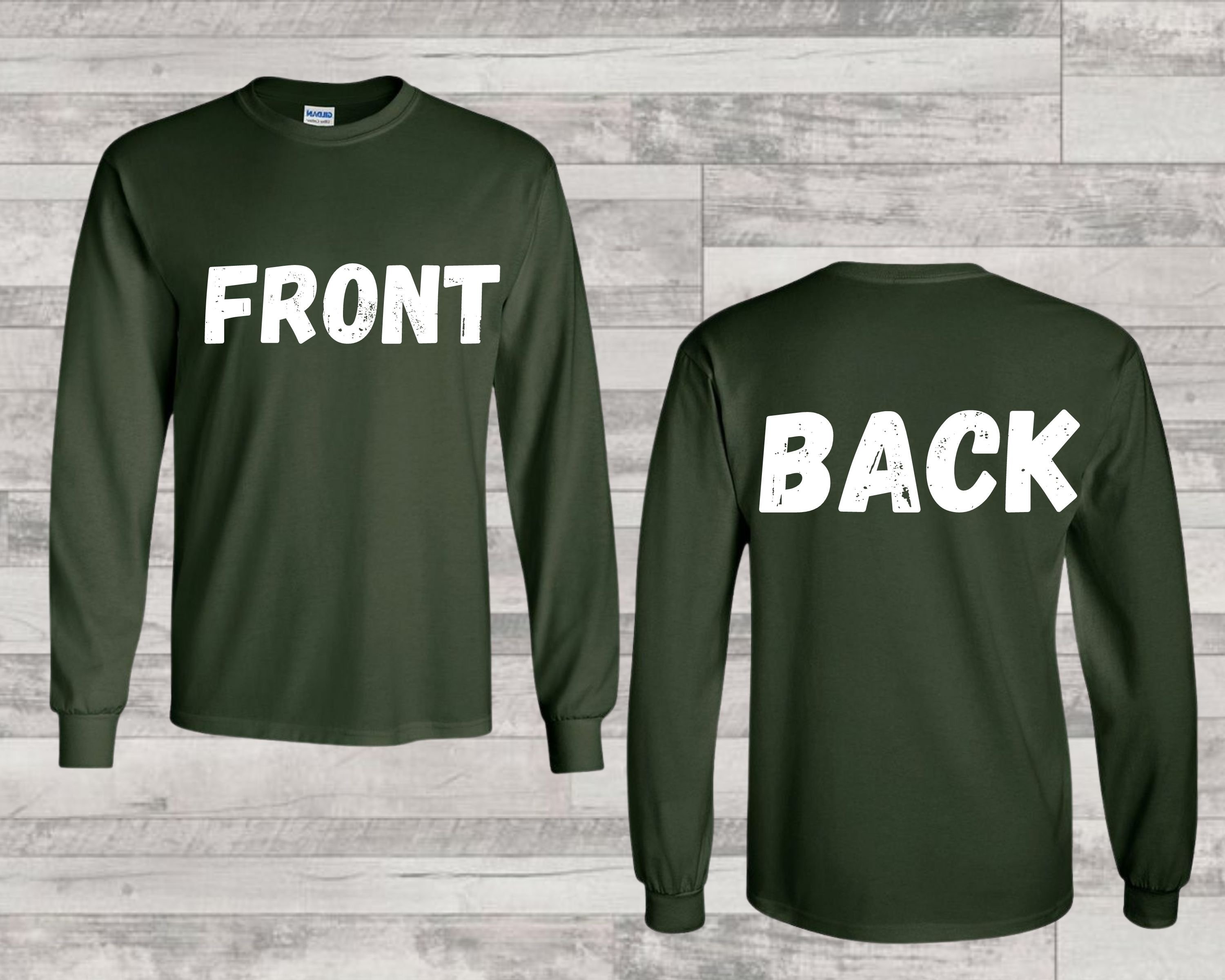 Front and Back Kelly Green T-shirt Mockup, Kelly Green Gildan T-shirt  Mockup, Digital Mockup, Instant Download Unisex Illustration - Payhip