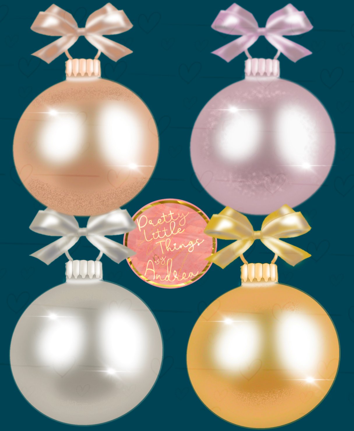 Christmas sublimation, Christmas ornaments black & gold