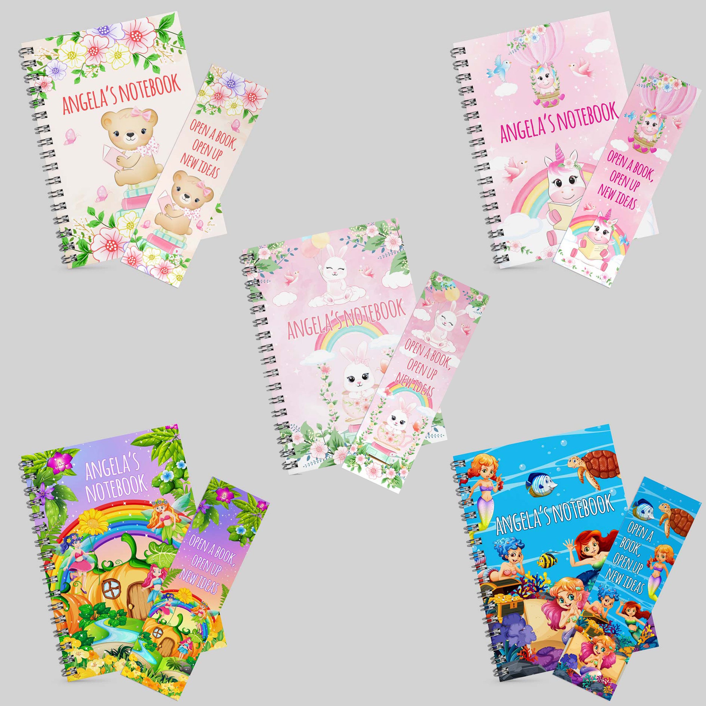 A4 Notebook and Bookmark Design Set - Payhip