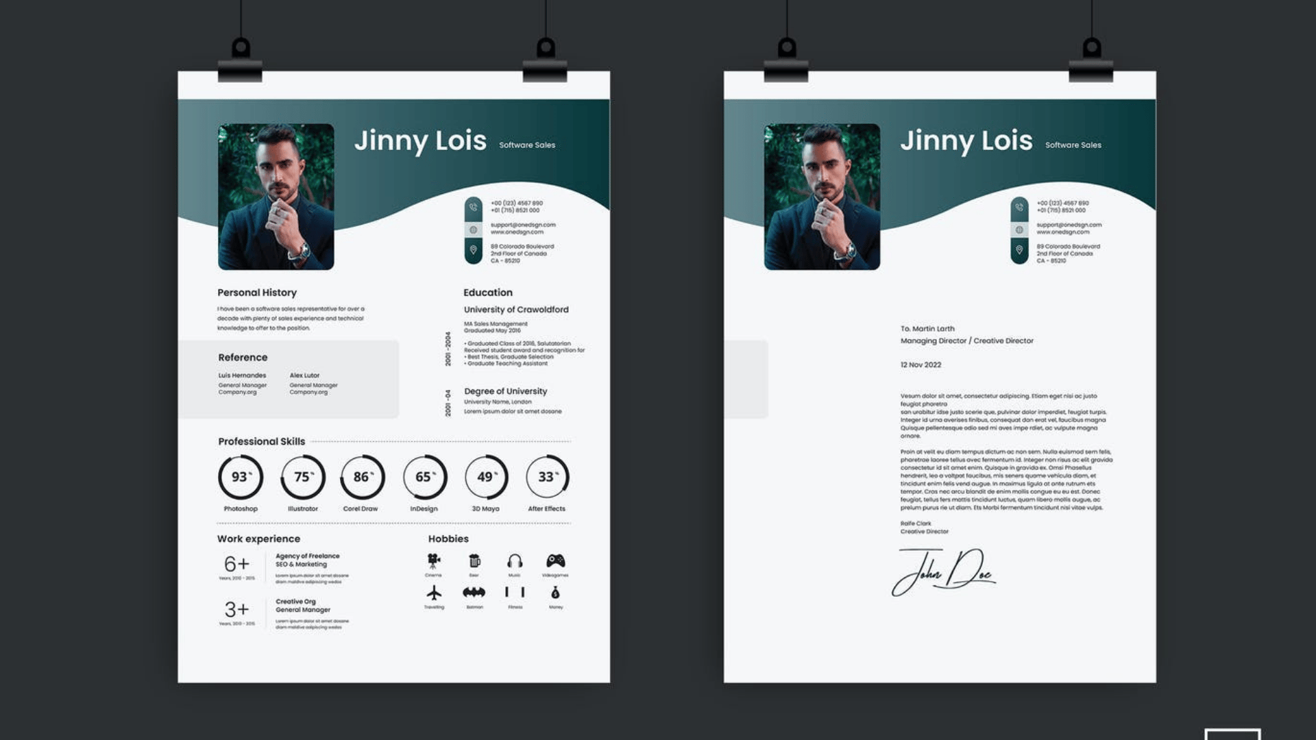 Resume CV Template - Payhip