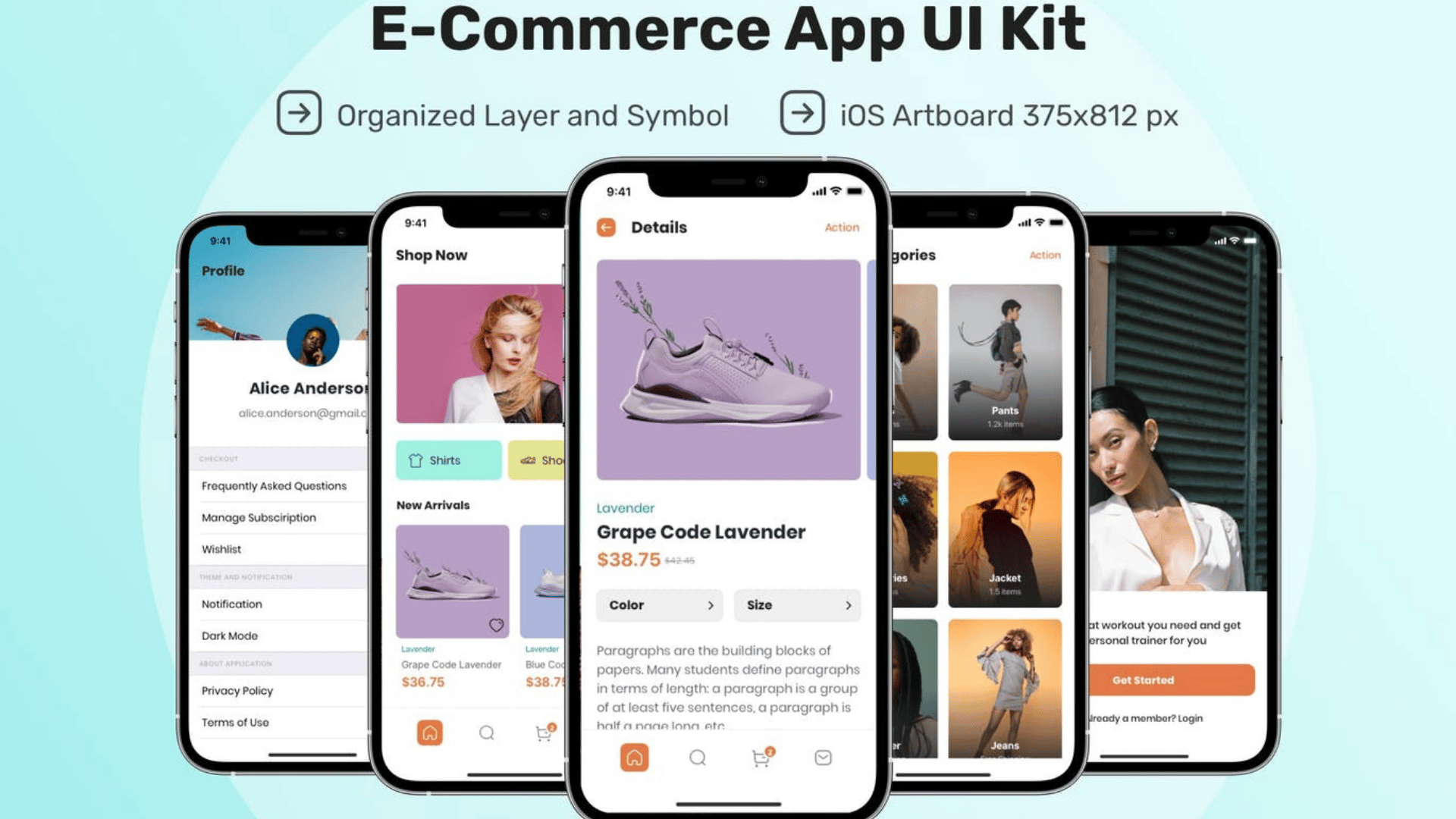 E-Commerce App UI Kit - Payhip