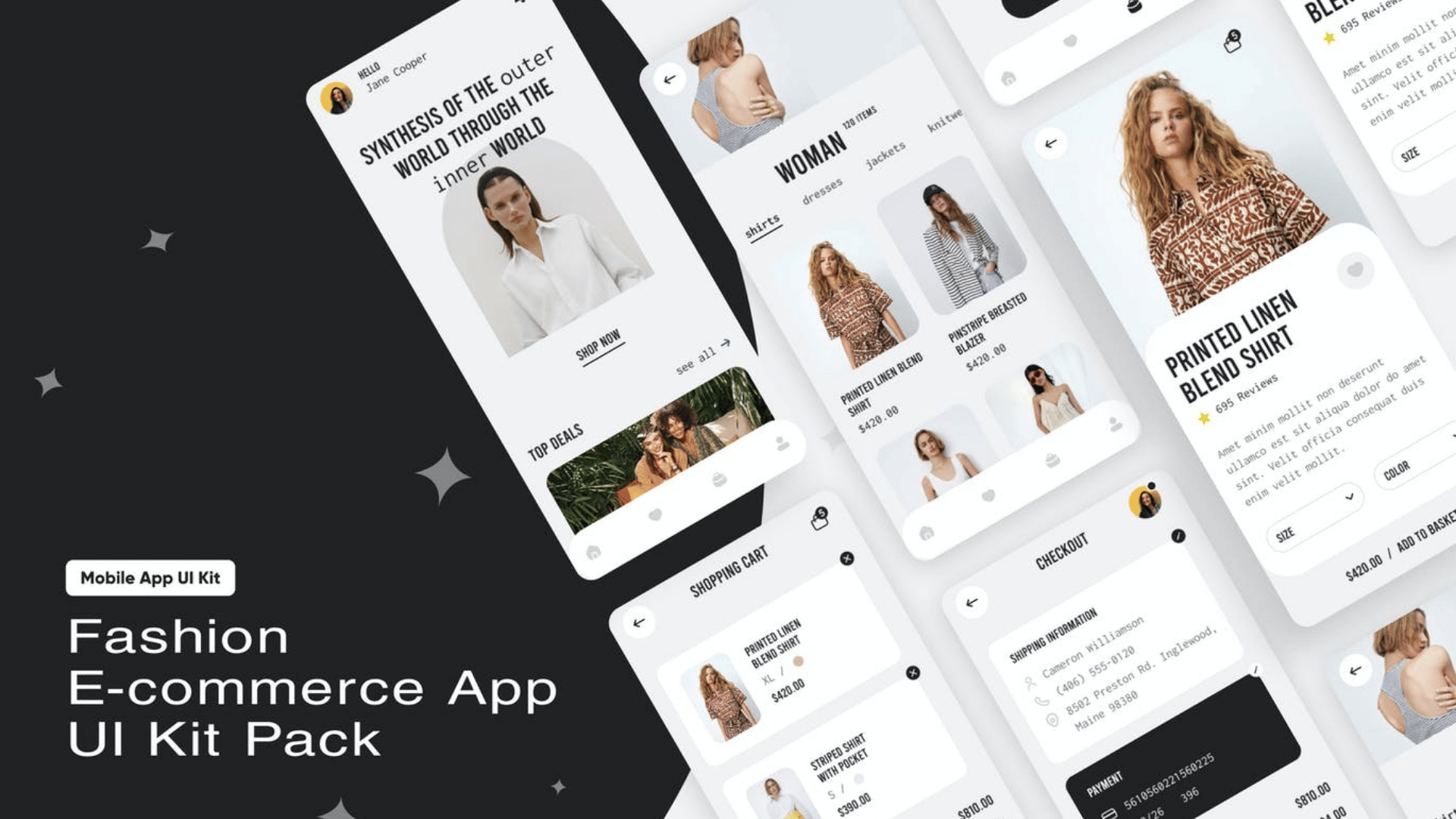 Fashion E-commerce App UI Kit - Payhip