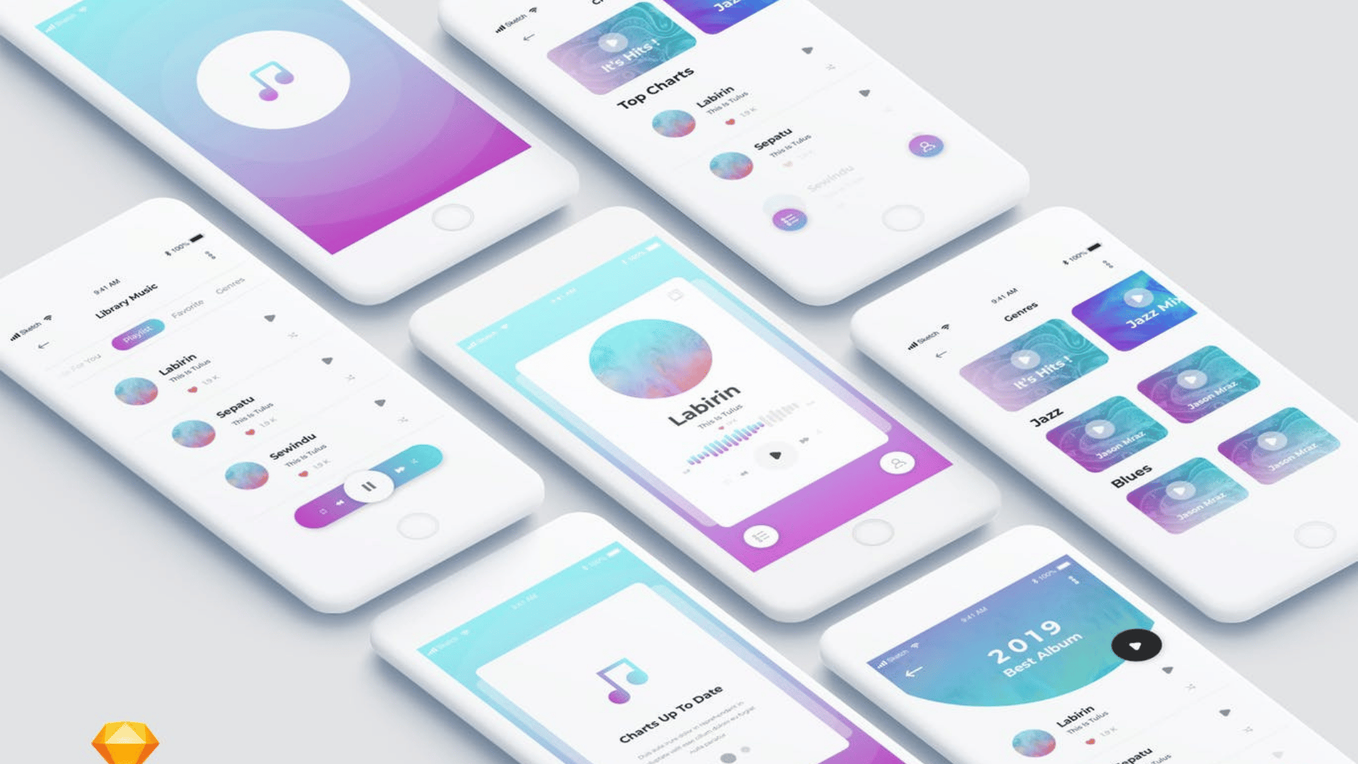 One - Music Mobile App Ui Kit - Payhip